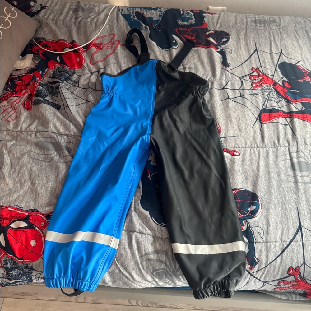 Helly Hansen Kids' Blue and Black Waterproof Pants